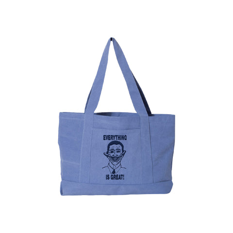EVERYTHING IS GREAT TOTE (BLUE)