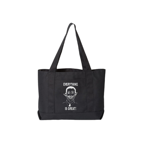EVERYTHING IS GREAT TOTE (BLACK)